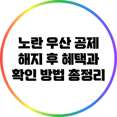 노란 우산 공제 해지 후 혜택과 확인 방법 총정리